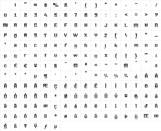 Youthanasia Texture Regular Character Map Youthanasia Texture Regular Character Map