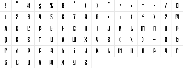 Armor Piercing 2.0 BB Regular Character Map