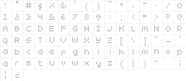 Zado Semi-Condensed Semi-Condensed Character Map Zado Semi-Condensed Semi-Condensed Character Map