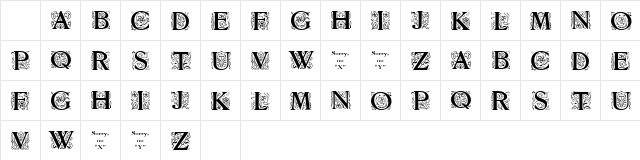 Zallman Caps Regular Character Map Zallman Caps Regular Character Map
