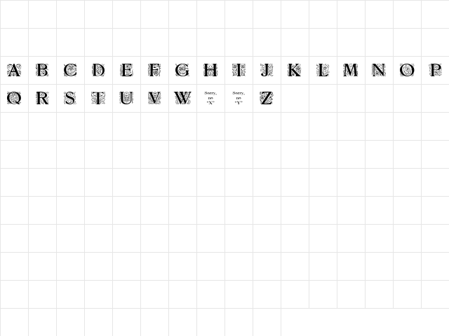 Zallman-Caps Regular Character Map Zallman-Caps Regular Character Map