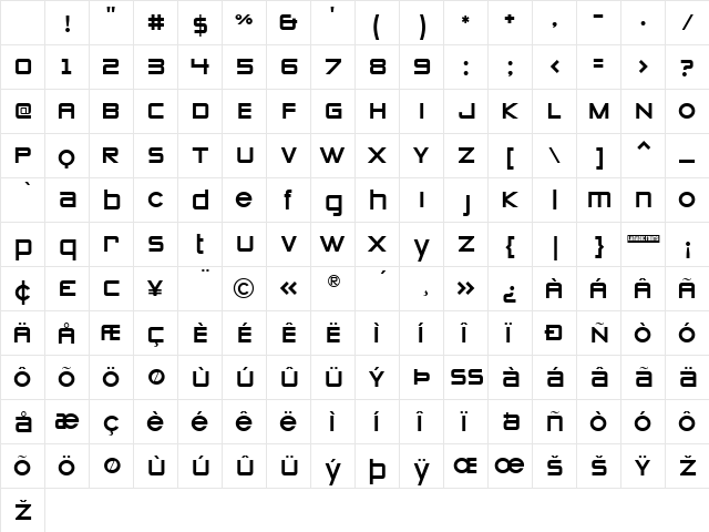 Zeroes One Regular Character Map Zeroes One Regular Character Map