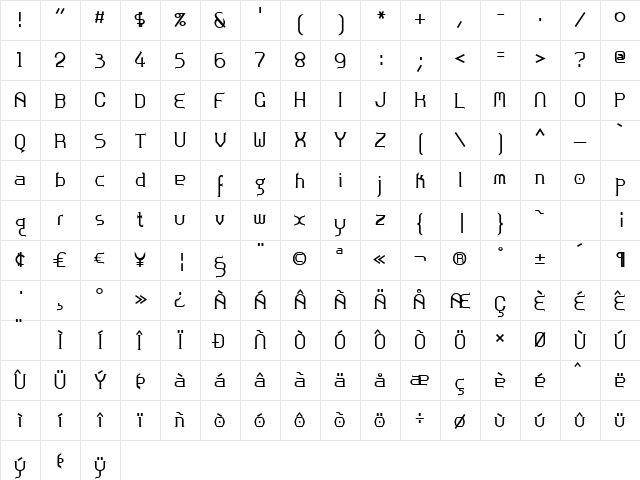 Zoloft Bold Character Map Zoloft Bold Character Map