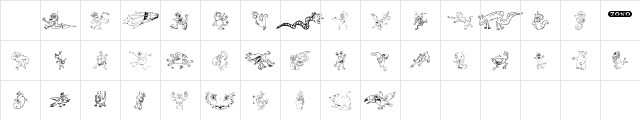 ZonoPlanet ClipArt Character Map