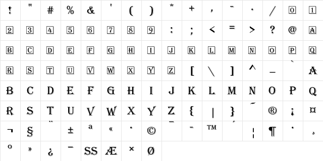 Algerian Initials D Regular Character Map Algerian Initials D Regular Character Map