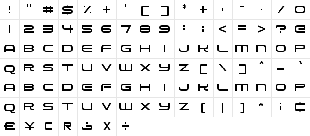 Alien Robot Regular Character Map Alien Robot Regular Character Map