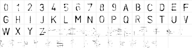 AlliedEngine Greased Character Map
