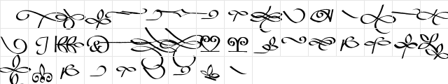 BibleScriptEF Regular Character Map BibleScriptEF Regular Character Map