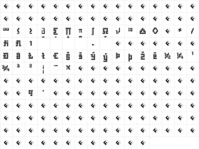 Archian PlasticExpert Character Map Archian PlasticExpert Character Map