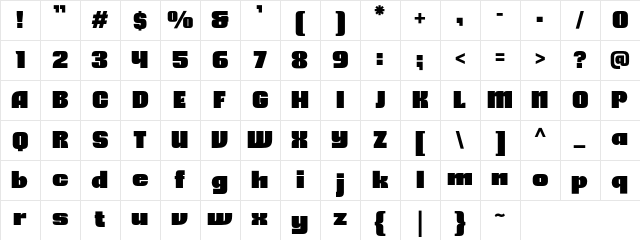 Aremic Regular Character Map