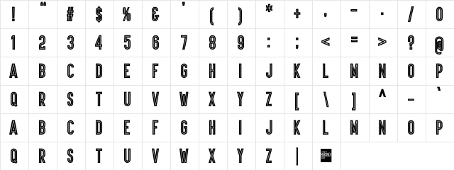 Ariq Regular Character Map