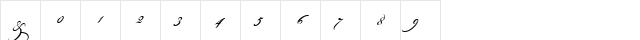 BickhamScriptMM AltI Character Map