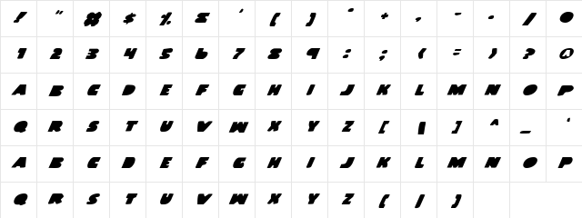 Land Whale Italic Italic Character Map Land Whale Italic Italic Character Map