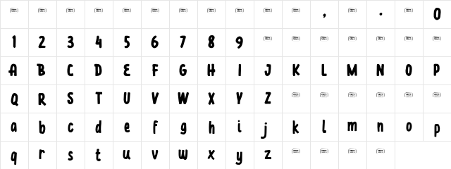 Baloba Free Trial Regular Character Map