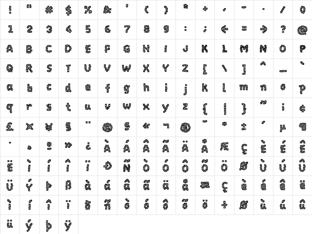 Baukasten Four Character Map Baukasten Four Character Map