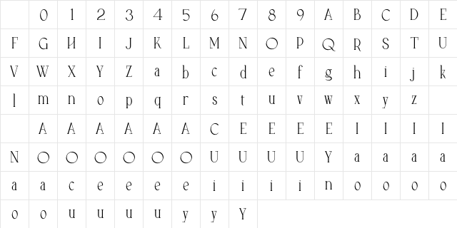 BellMore FREE Character Map BellMore FREE Character Map