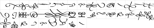 BibleScriptEF Flourishes Character Map BibleScriptEF Flourishes Character Map