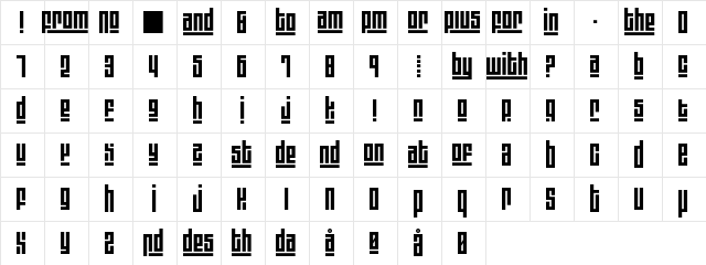 Blackout3 plus1 Light Character Map Blackout3 plus1 Light Character Map