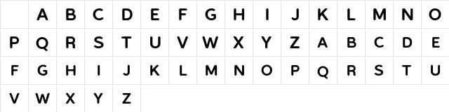 Branden Rounded Demo Regular Character Map Branden Rounded Demo Regular Character Map