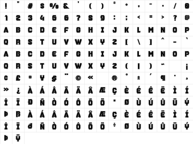 Brentford In Line Personal Character Map