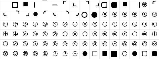 ButtonBonus CirclePositive Character Map ButtonBonus CirclePositive Character Map
