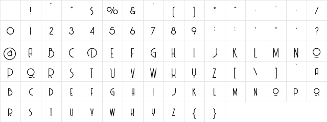 Billionaire medium grunge Regular Character Map Billionaire medium grunge Regular Character Map