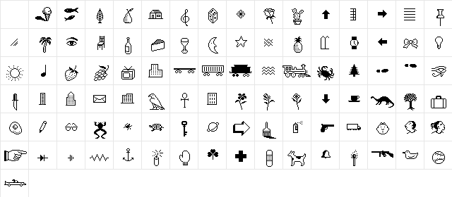 Classics Cairo Character Map Classics Cairo Character Map