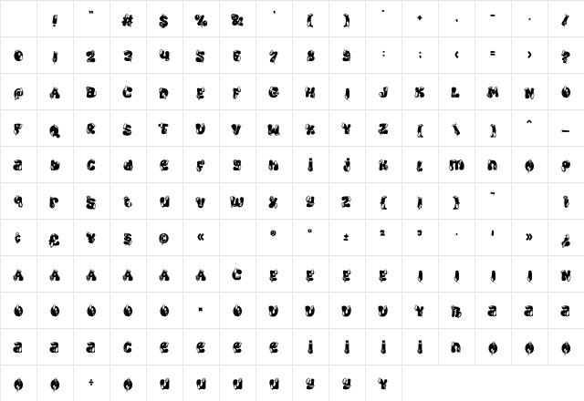 Cold Snowflake Eight Character Map Cold Snowflake Eight Character Map
