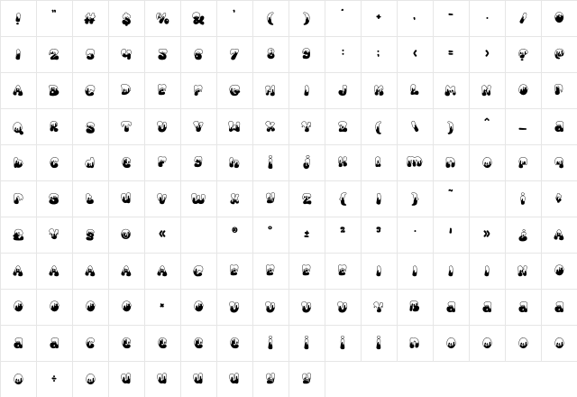 Cold Snowflake Five Character Map Cold Snowflake Five Character Map