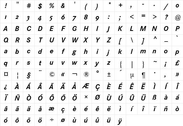 Corporate S Expert BQ Regular Character Map Corporate S Expert BQ Regular Character Map