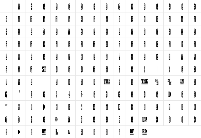 Council WordLogosOne Character Map Council WordLogosOne Character Map