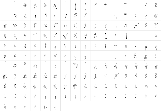 Creepygirl Light Character Map