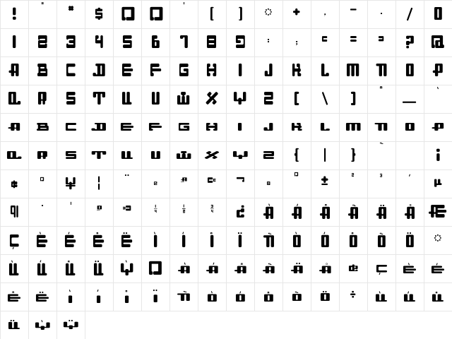 Dahgir RoundSmCaps Character Map Dahgir RoundSmCaps Character Map