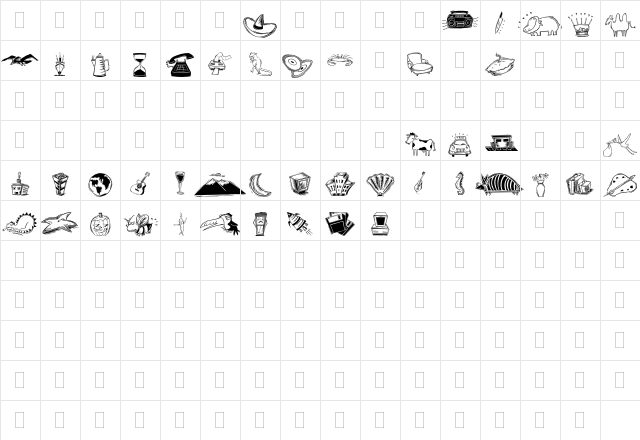 DF Inspirations One Plain Character Map DF Inspirations One Plain Character Map