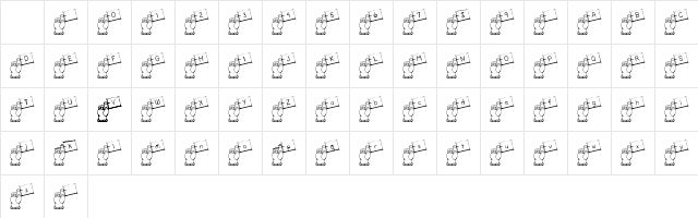 BJF Fingerprint Regular Character Map BJF Fingerprint Regular Character Map