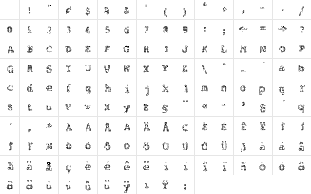 F2FAlRetto LT Std Regular Character Map