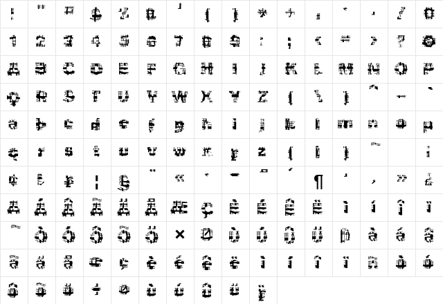 F2FLovegridCaps LT Std Regular Character Map F2FLovegridCaps LT Std Regular Character Map