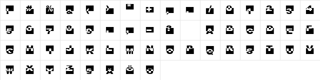 Black Box Regular Character Map Black Box Regular Character Map