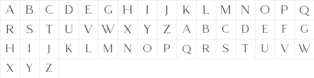Gamour Free Regular Character Map