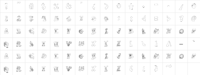 LD SiteSeeing Regular Character Map