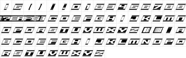 Gear6 Reverlight Character Map