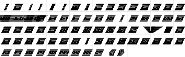 Gear6 Shine Character Map