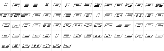 Gear6 Whitegrad Character Map