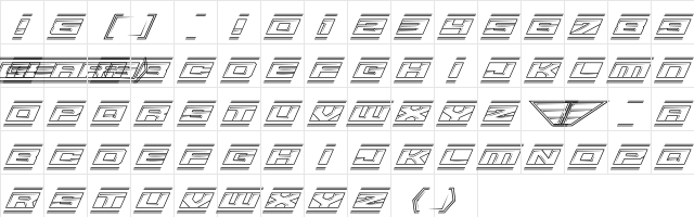 Gear6 Whiteshine Character Map
