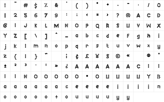 Green Delight Vegetable 3 Character Map