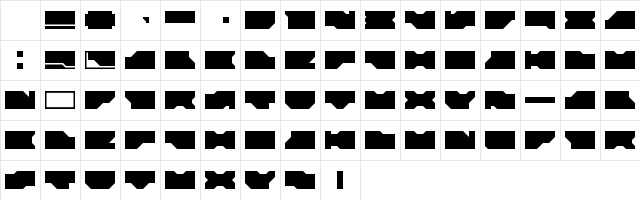 LDR#0 Regular Character Map LDR#0 Regular Character Map