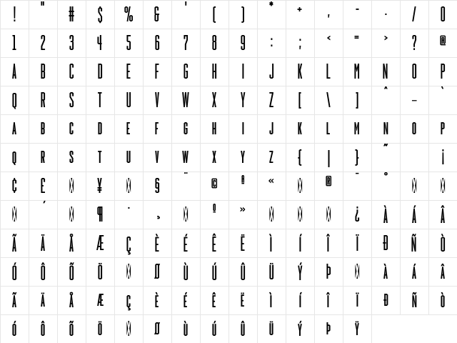 HeraldGothic BoldSmallCaps Character Map HeraldGothic BoldSmallCaps Character Map
