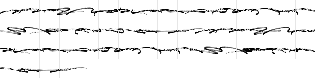 Blastimo Swash Regular Character Map