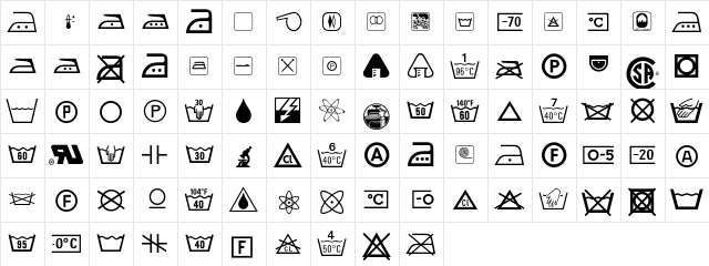 IndustryEngineering P01 Character Map