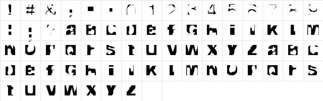 InternationalDisgrace Maximus Character Map